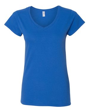 Gildan - Softstyle Ladies V-Neck T-Shirt 1